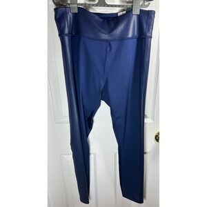 NEW TEK GEAR Workout Size XXL‎ Women's Navy High Rise LEGGINGS NWT